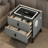 Mesa De Noche Inteligente Smartnight 5 En 1 Con Bloqueo Por Huella