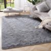Tapete De Peluche Largo Ultra Suave Para Sala Y Habitación
