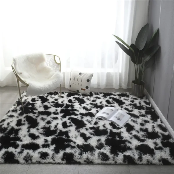 Tapete De Peluche Largo Ultra Suave Para Sala Y Habitación