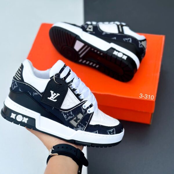 Tenis Urbanos Estilo Blanco Negro