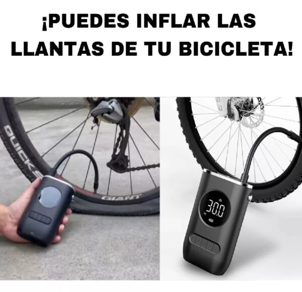 Mini Compresor Inalámbrico Portátil 150 PSI – Bomba de Aire Inteligente