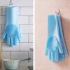 Guantes De Silicona Multiusos Con Cepillo Integrado