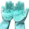 Guantes De Silicona Multiusos Con Cepillo Integrado