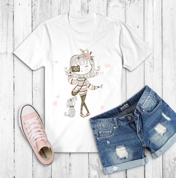 Camiseta Femenina Estampada Para Dama