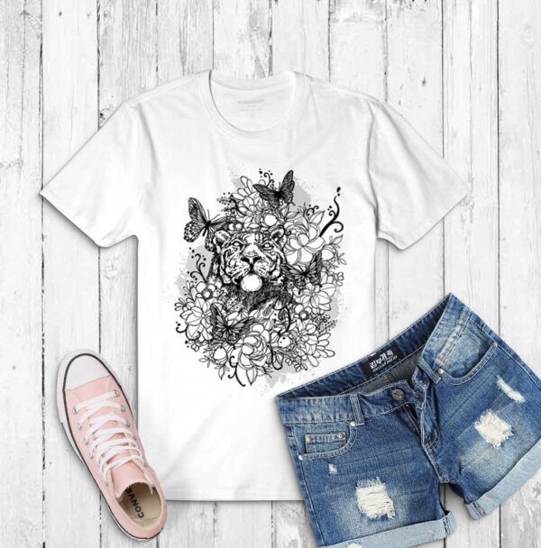 Camiseta Femenina Estampada Para Dama