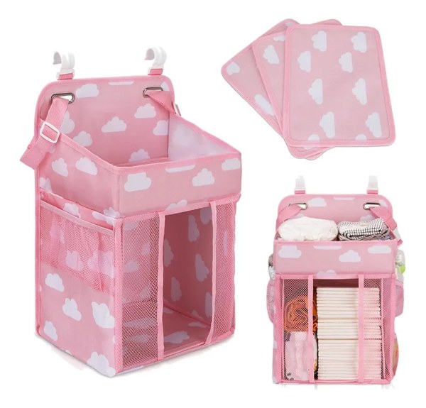Bolso Colgante Desmontable Con 5 Compartimentos Para Bebé