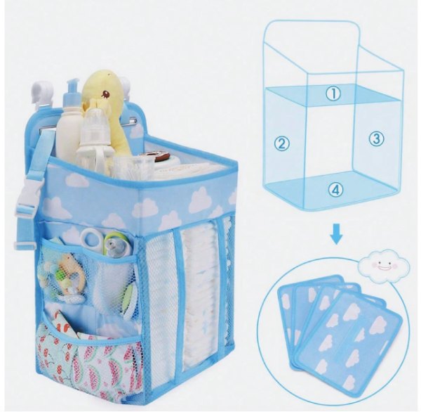 Bolso Colgante Desmontable Con 5 Compartimentos Para Bebé