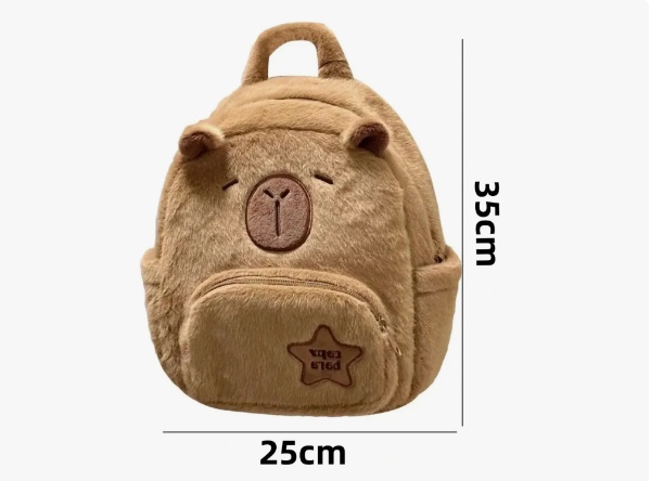 Mochila De Capibara Escolar Infantil