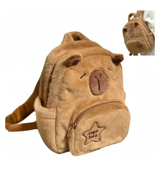 Mochila De Capibara Escolar Infantil