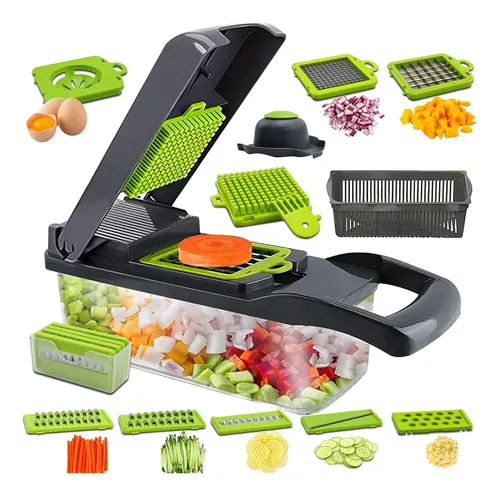 Picador Y Cortador De Frutas Y Verduras Mandolina 14 En 1