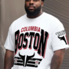 Camiseta Oversize Columbia Boston Para Hombre
