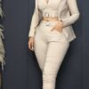 Conjunto Elegante Dama 3 Piezas (Blazer + Top + Pantalón)