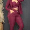 Conjunto Elegante Dama 3 Piezas (Blazer + Top + Pantalón)