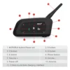 Intercomunicador Bluetooth Ejeas V6 Pro Para Casco | Comunicación Hasta 6 Pilotos e Impermeable