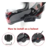 Intercomunicador Bluetooth Ejeas V6 Pro Para Casco | Comunicación Hasta 6 Pilotos e Impermeable