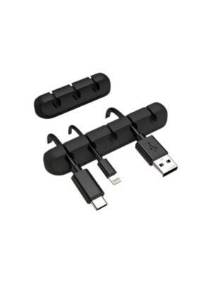 1774636712ORGANIZADOR DE CABLE Organizador De Cable Mediano Adhesivo En Silicona