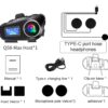 Intercomunicador Bluetooth Q58-Max Para Casco Moto con Pantalla LCD