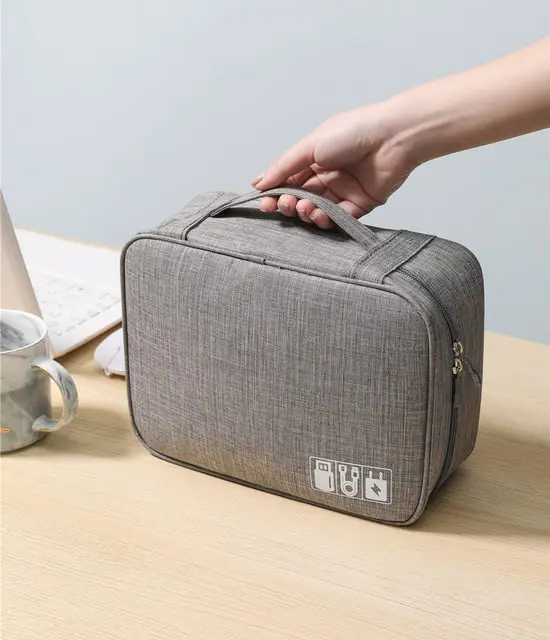 Estuche Organizador De Cables Y Accesorios 1 Nivel