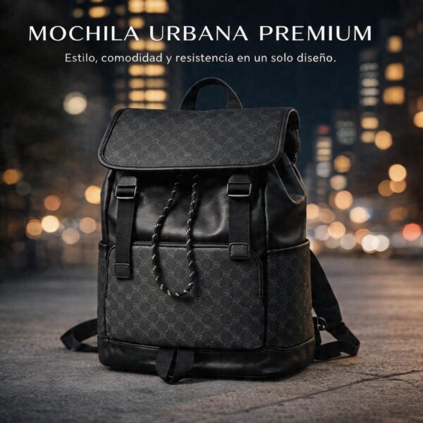 Bolso Temporada Escolar Cuero Vintage – Morral Amplio y Resistente