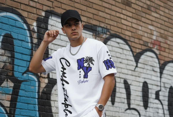 Camiseta Oversize Comfortable Para Hombre