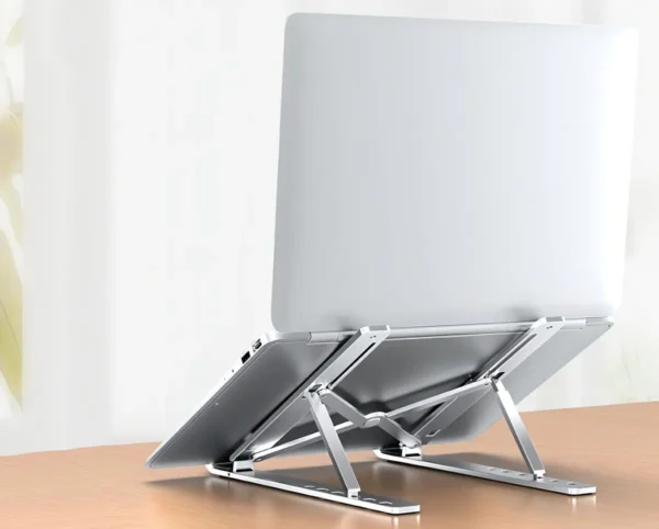 Soporte Notebook Plegable En Aluminio Con Altura Regulable