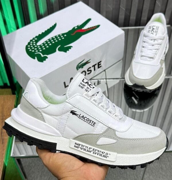 Tenis Urbanos Lacoste Elite - Blanco/Gris