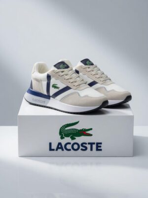 Tenis Casuales Lacoste Sah - Blanco/Azul
