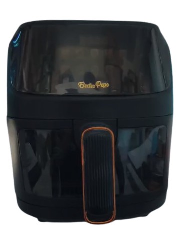 Freidora De Aire Digital 10 Litros 2400W Con Ventana Transparente Con Kit De Accesorios