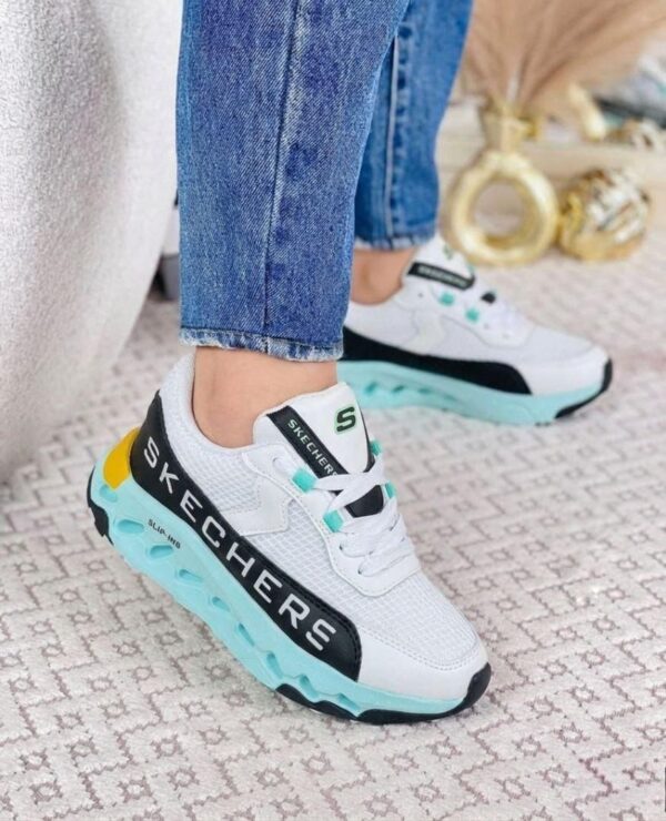 Tenis Confort Skechers Slip Amc Dama