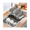 Escurridor Y Colador De Platos Y Alimentos Extensible En Acero Inoxidable