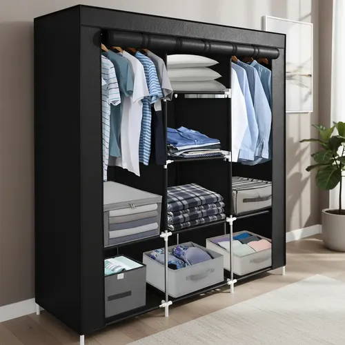 Closet Organizador De Ropa Armable XL 167 cm