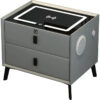 Mesa De Noche Inteligente Smartnight 5 En 1 Con Bloqueo Por Huella