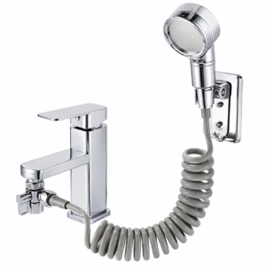 Extensor De Grifo Para Lavabo De Baño Con Ducha De Mano