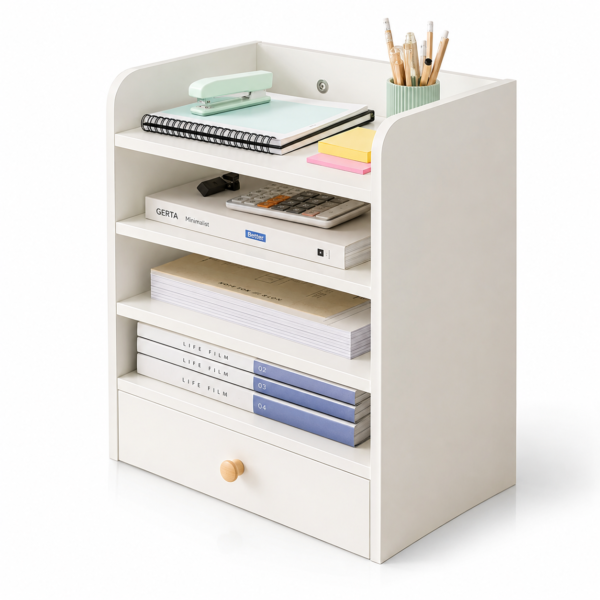Organizador Para Escritorio 4 Estantes Multiusos
