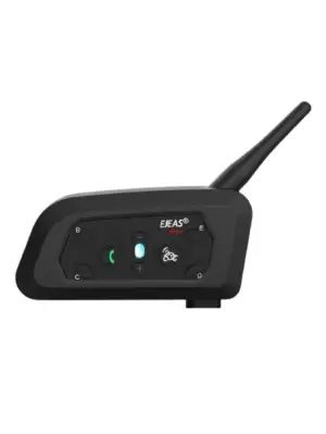 Intercomunicador Bluetooth Ejeas V6 Pro Para Casco | Comunicación Hasta 6 Pilotos e Impermeable