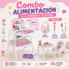 Combo De Alimentación 4 En 1 Silla Comedor Y Escritorio Para Bebé