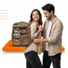 Bolso Morral Capibara Con Pines Decorativos | Mochila Escolar Kawaii Multiusos