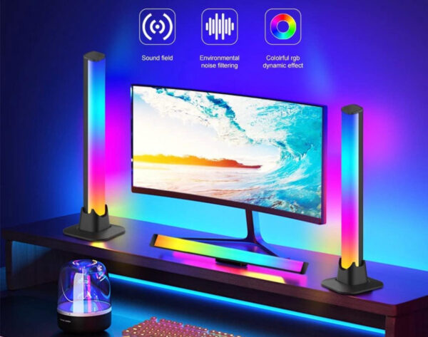 Barra De Luz LED RGB Rítmica Inteligente Wi-Fi