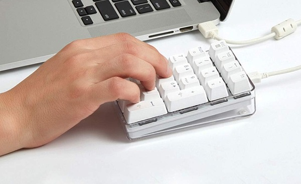 Teclado Numérico Mecánico Inalámbrico Para PC Y Laptop