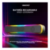 Parlante Inalámbrico Recargable Con Luces LED, Radio FM Y Entrada USB