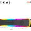 Parlante Inalámbrico Recargable Con Luces LED, Radio FM Y Entrada USB