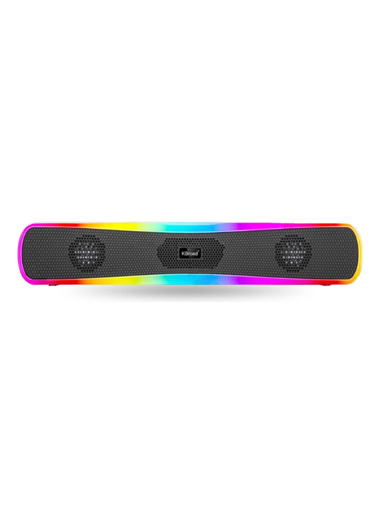 Parlante Inalámbrico Recargable Con Luces LED, Radio FM Y Entrada USB